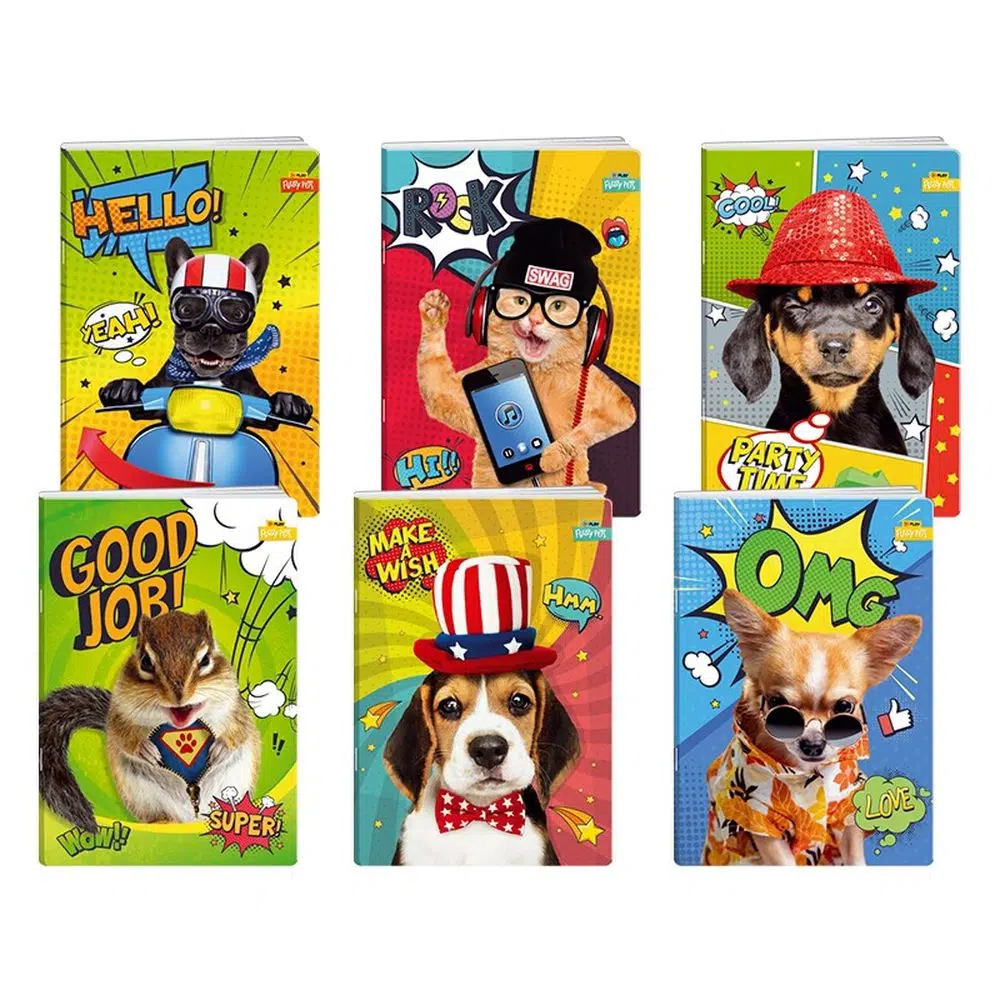 SVESKA A4 LATAJN 60I FUZZY PETS/189813